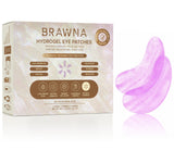BRAWNA Under Eye Patches for Puffy Eyes and Wrinkles – Hydrogel Eye Masks with Retinol, Collagen & Hyaluronic Acid – Pearl Glow Under Eye Patches for Eye Bags, Dark Circles & Fine Lines – 6 Pairs