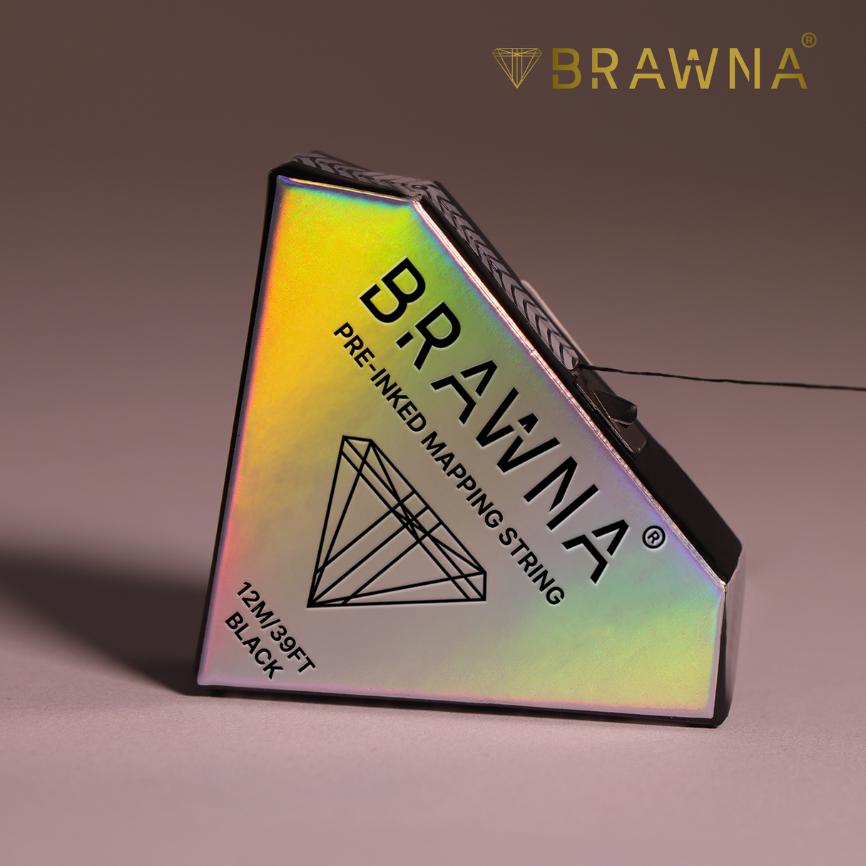 Pre - Inked Mapping String for Microblading & Microshading, 4 Pck - Black