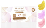 BRAWNA Caffeine, Kojic Acid, Arbutin, Peptide, Vitamin C,Retinol, hyaluronic acid, collagen hydrogel patch-12 pack
