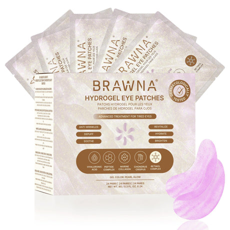 BRAWNA Retinol, hyaluronic acid, collagen hydrogel patch