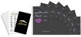Brawna - 50 PMU After Care Instruction Cards with 50 Pck Black Brows Eyes Bags - spanish