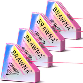 4 Pack Pre Inked Mapping  For Eyebrow And Lip Measuring - 30 Meters - Pink