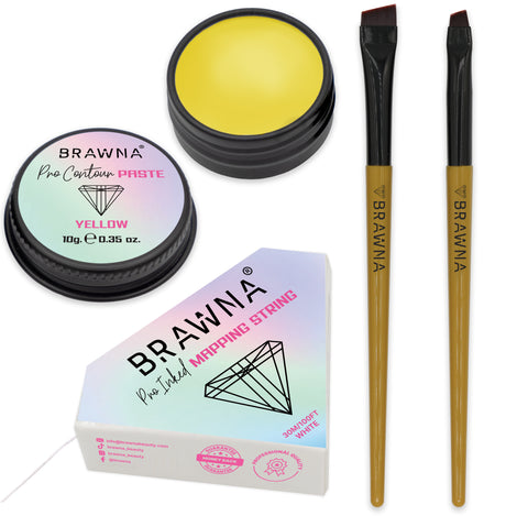 brawna_eyebrow_mapping_kit_yellow_paste_white_string