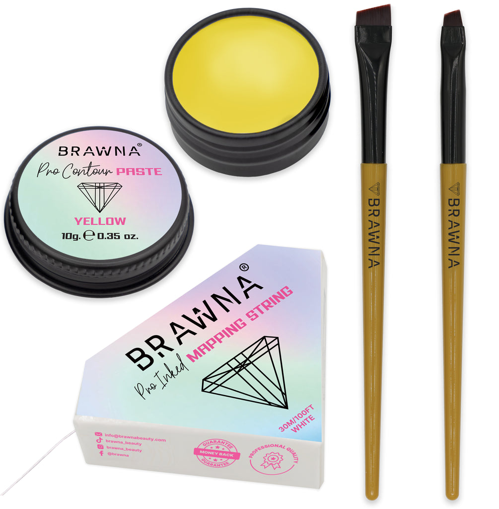 brawna_eyebrow_mapping_kit_yellow_paste_white_string