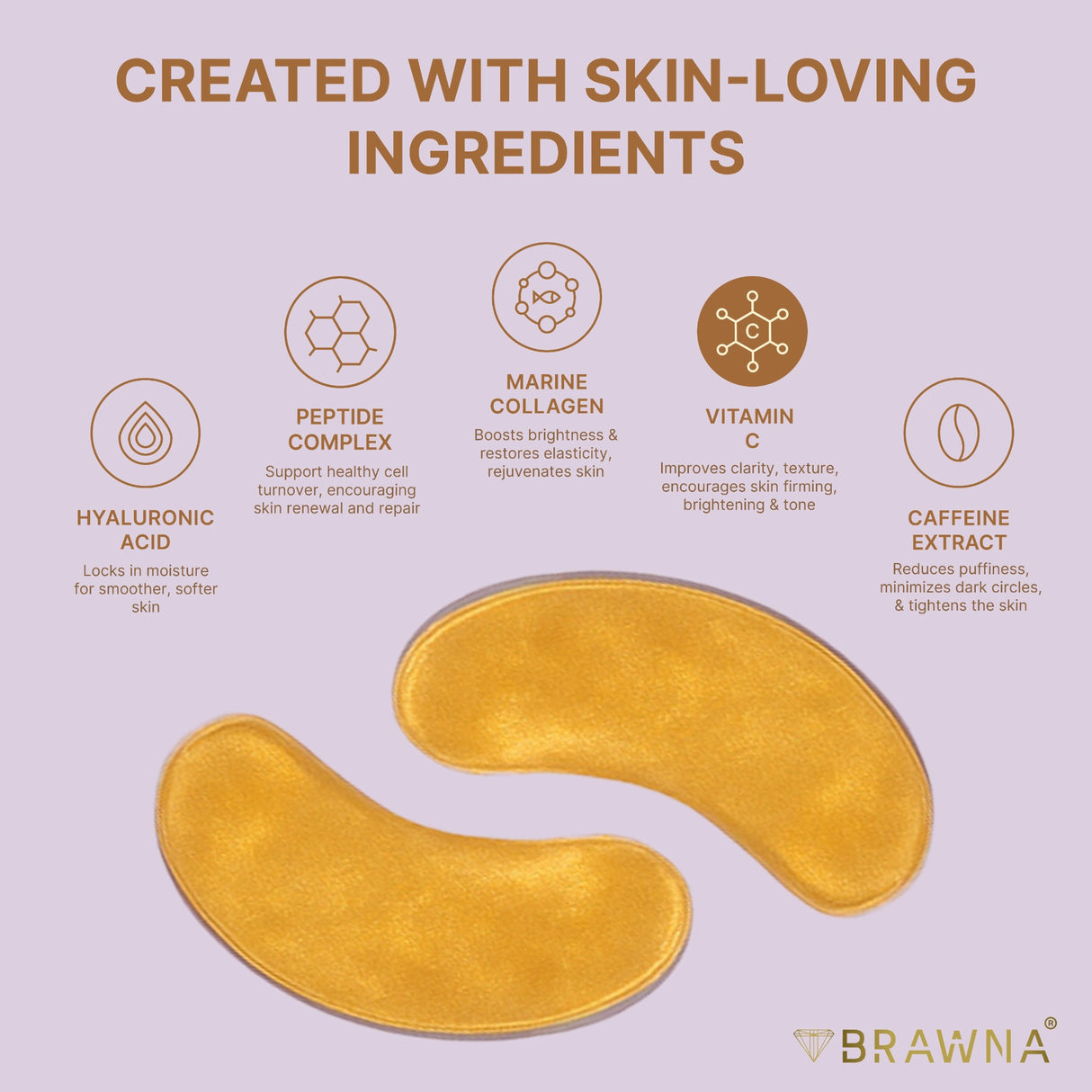brawna hydrogel eye patches_benefits_ingridients_gold
