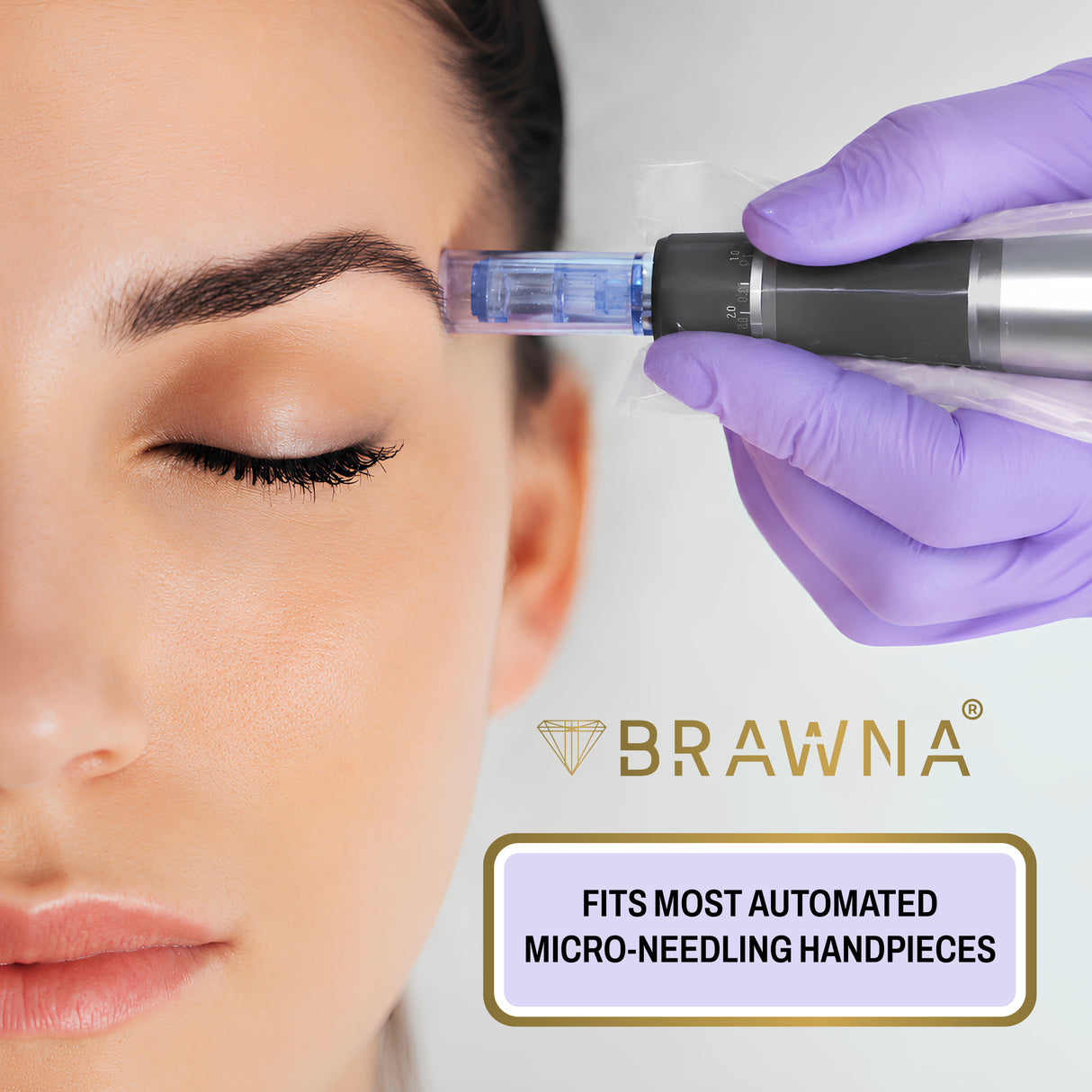 BRAWNA Sealable PMU Machine Pen Covers 220PCS – Disposable Sleeves for PMU, Tattoo & Derma Pen Devices – Hygienic Covers for Microneedling, Microblading & PMU Machines – Clear 65x200MM (2.5"x8.6")