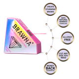 4 Pack Pre Inked Mapping  For Eyebrow And Lip Measuring - 30 Meters - Pink