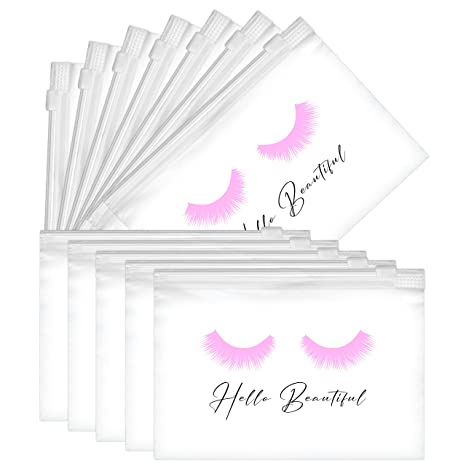 60 lash aftercare bags pink
