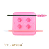 Brawna - Disposable PMU Ink Tray with 4 Wells - Pink