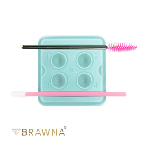 Brawna - 50 Pck Disposable Ink Trays Turquoise