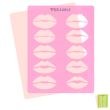 brawna lip blush practice stencil with pmu practice skin