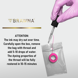 Brawna - Pink Mapping String for Brows and Lips Measuring