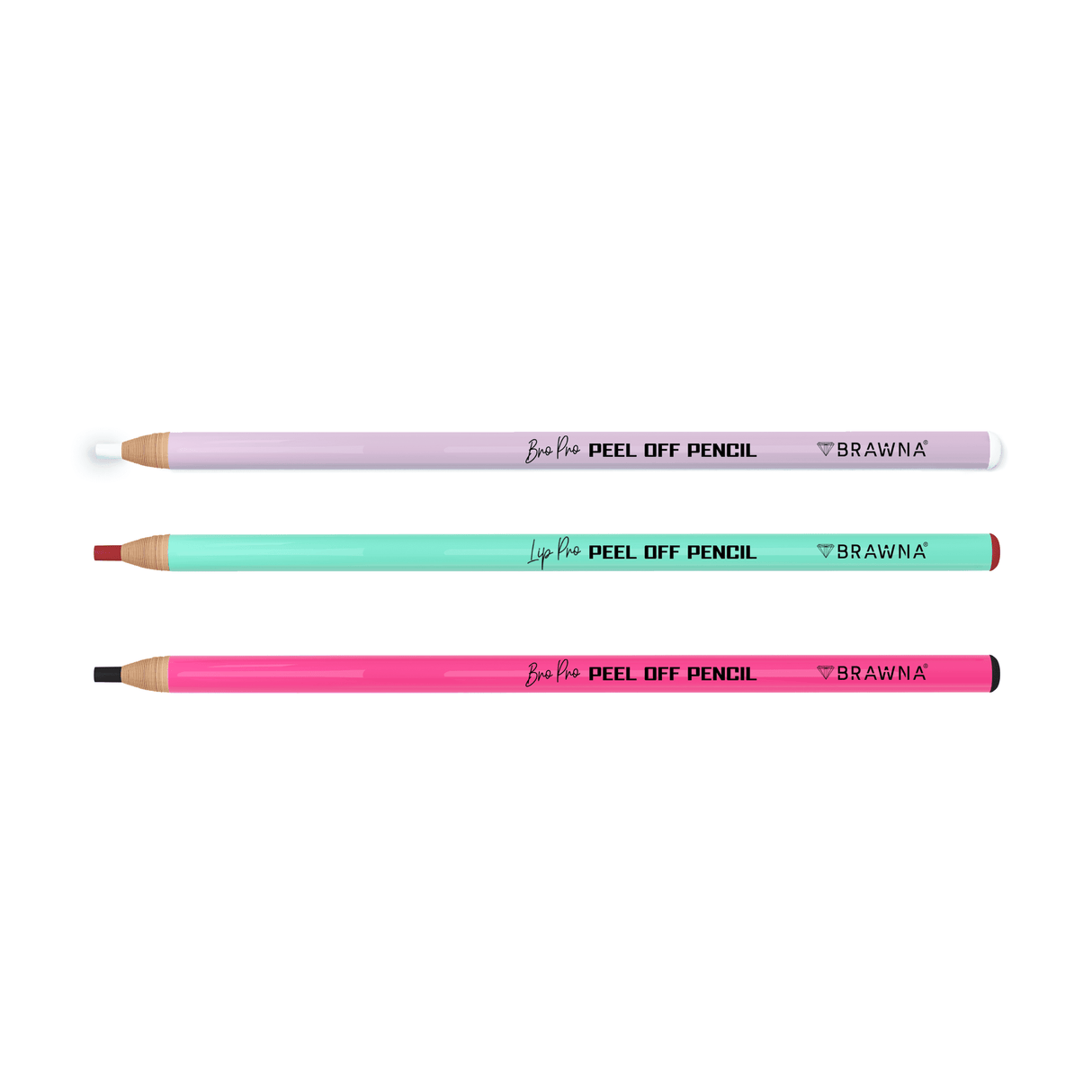 pmu supplies, bro pro peel off pencils