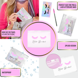 Brawna - 60 Pcs Lash Aftercare Bags for Clients - Size 6x4 in (10x15cm)