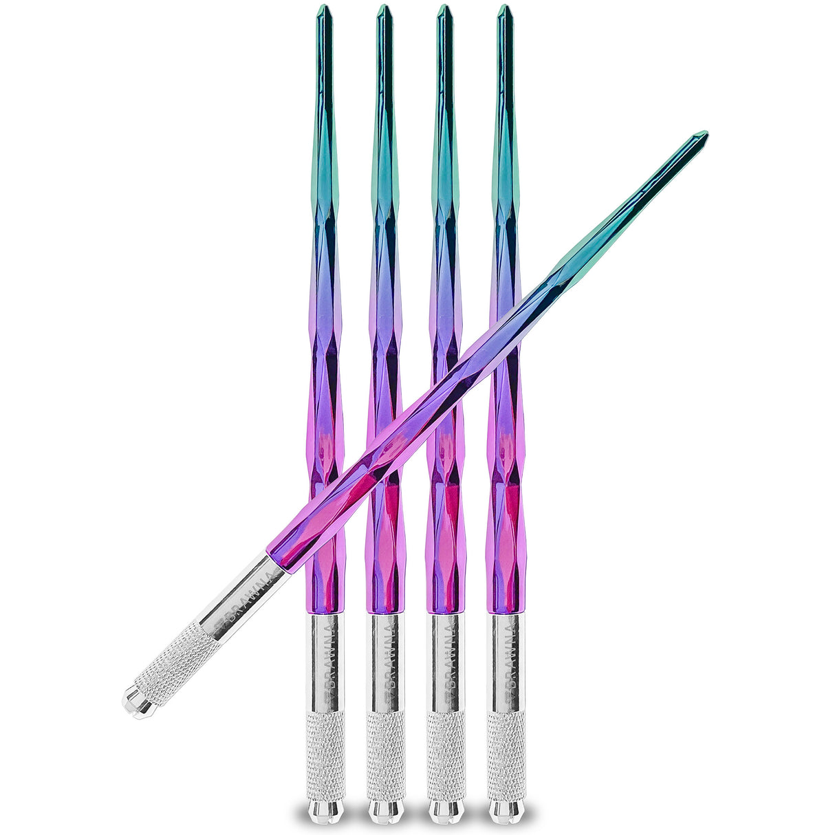 Brawna - 5 Disposable Microblading Pen Handles - Eyebrow Micoblading Supplies Kit