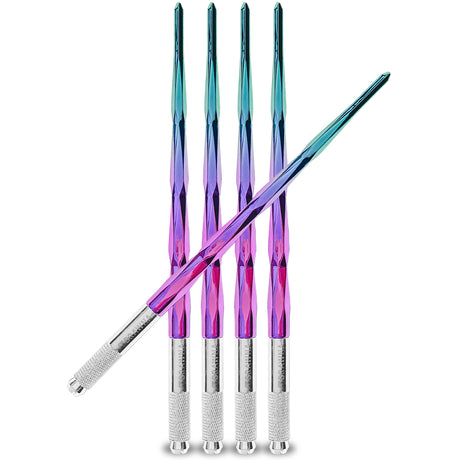 Brawna - 5 Disposable Microblading Pen Handles - Eyebrow Micoblading Supplies Kit