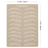 Brawna - 6 Pcs Inkless Double Sided Microblading Practice Skin