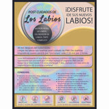 BRAWNA 50 Pack Lip Blush Aftercare Cards - Size 5.5x4.5 in