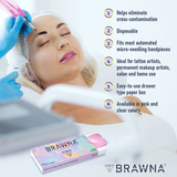 220 Pack Disposable PMU & Tattoo Pen Type Machine Covers - Pink