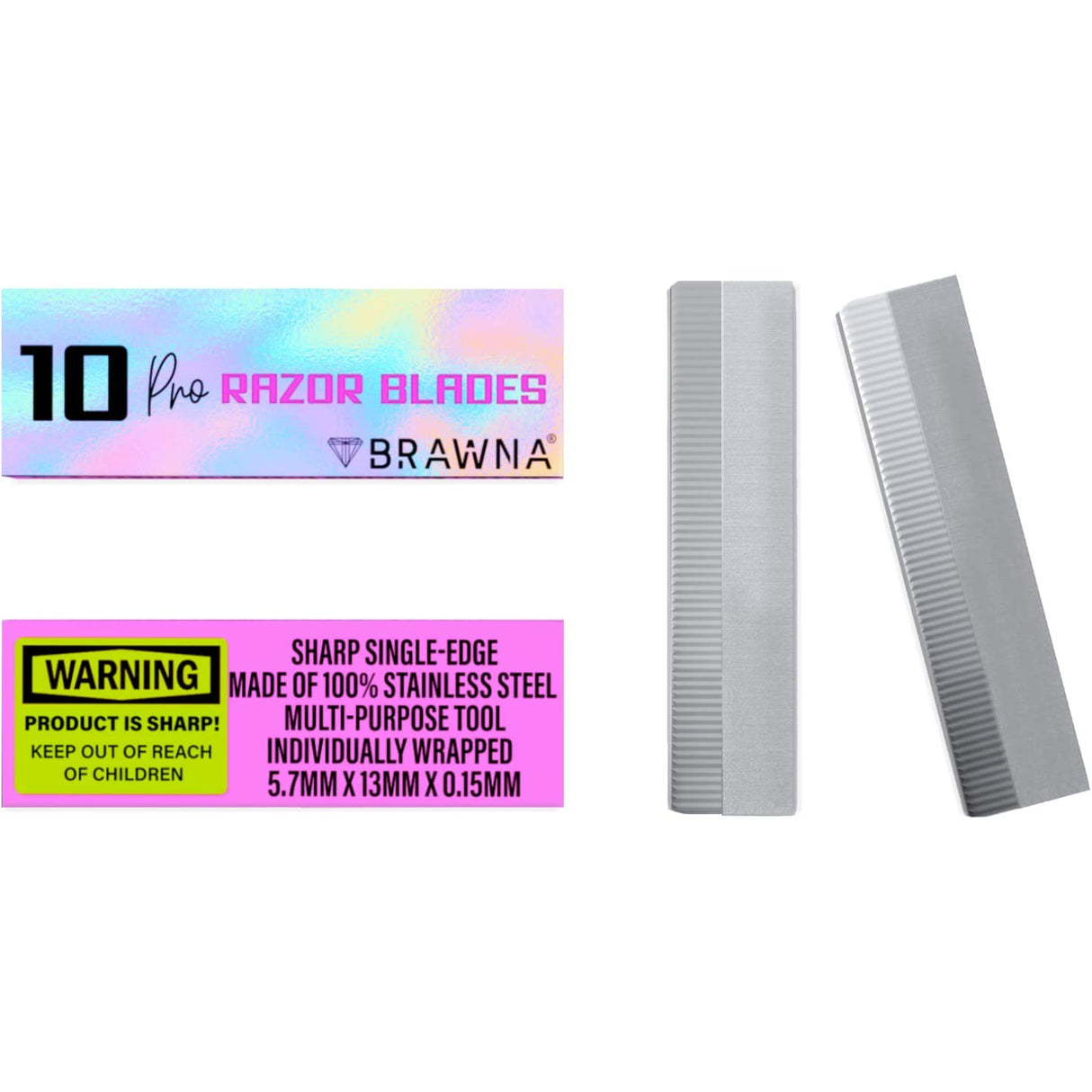 Brawna - PMU Eyebrow Razor Blades - 10 pack