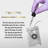 Pro Inked Mapping String for Eyebrow And Lip Measuring - White - Pink - Black