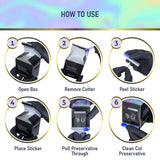 Plastic Wrap for Microblading, Lip Tattoo, Eyebrow Lamination & Lash Lift - 400 Meters Each Roll