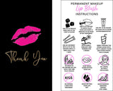 brawna lip blush aftercare card 50 pack 