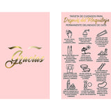 PMU Eyeliner Aftercare Thank You Cards - Pink - 50 or 100 packs