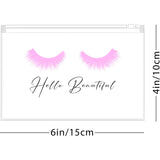 Brawna - 60 Pcs Lash Aftercare Bags for Clients - Size 6x4 in (10x15cm)