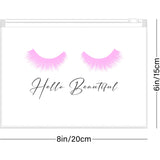 Brawna 60 Pack Pink Lash Aftercare Bags - Size 6x8 in