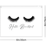 60 Pcs Makeup and Accessory Bags with Ziplock - Lash Aftercare bags - Size 6x8 in