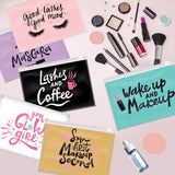 60 Pck Reusable Makeup Bags with Ziplock - Size 6x8 In