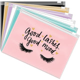 60 Pck Reusable Makeup Bags with Ziplock - Size 6x8 In