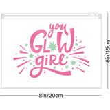 60 Pck Reusable Makeup Bags with Ziplock - Size 6x8 In